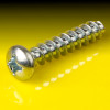 image of Phillips Pan Thread Forming Screws for Plastics, 30 Degree Thread