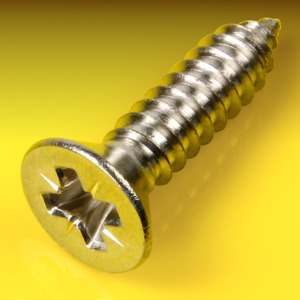 image of Pozi Csk Self Tapping Screws Type C (AB) ISO 7050 (DIN 7982Z)