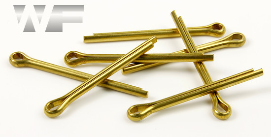 Cotter Split Pins (DIN 94) in BRASS image