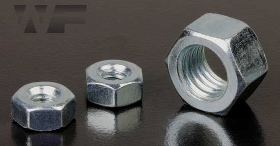 UNC Heavy Hex Nuts in BZP image