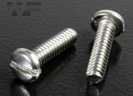 Image of UNC Slotted Pan Machine Screws ASME B18.6.3 in A2 image