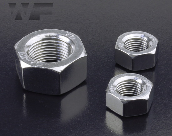 Full Hex Nuts Fine Pitch - DIN 934 in A2 image