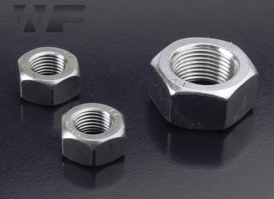 Full Hex Nuts Fine Pitch - DIN 934 in A4 image