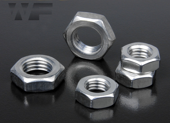 Hex Nuts DIN 936 in A2 image