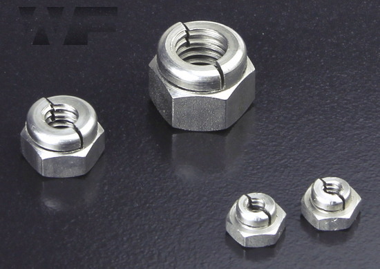 UNC Aerotight Nuts, All Metal Locking Nuts in A2 image